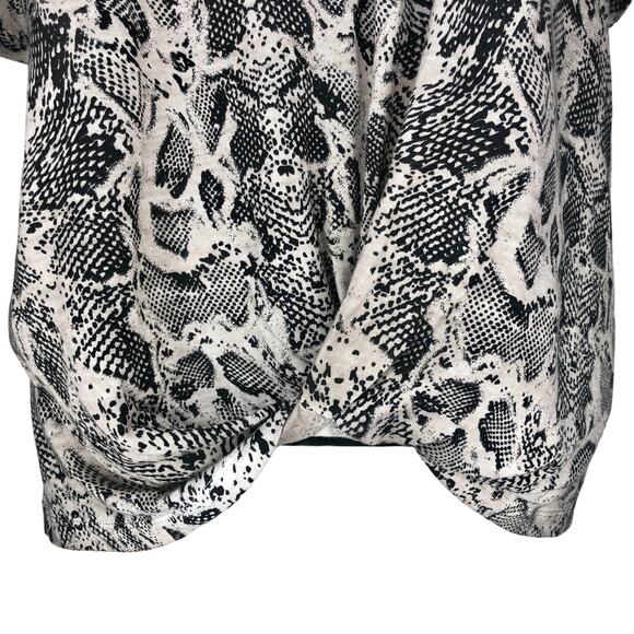 Dantelle Moon Snake V-Neck Twist Front Top - Size Small - Picture 4 of 12